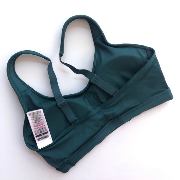 Gymshark S/XS Training Cycling Shorts & Training Scoop Neck Sports Bra Set - Picture 5 of 6